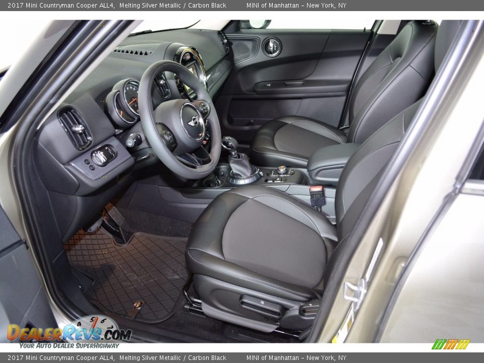 2017 Mini Countryman Cooper ALL4 Melting Silver Metallic / Carbon Black Photo #8