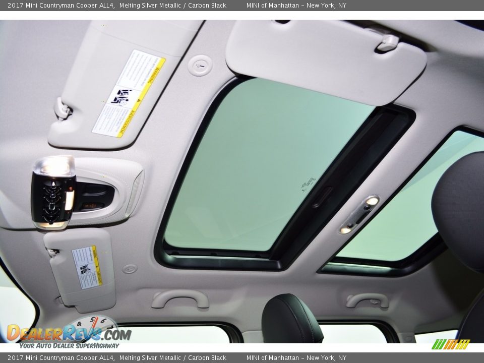 2017 Mini Countryman Cooper ALL4 Melting Silver Metallic / Carbon Black Photo #10