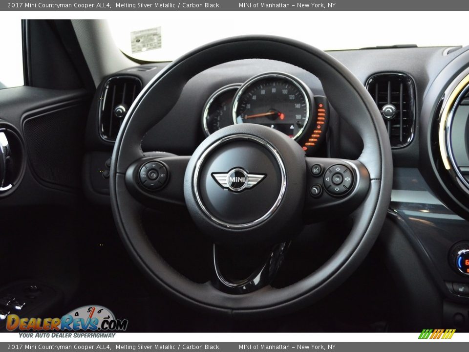 2017 Mini Countryman Cooper ALL4 Melting Silver Metallic / Carbon Black Photo #14