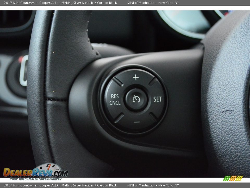 2017 Mini Countryman Cooper ALL4 Melting Silver Metallic / Carbon Black Photo #15
