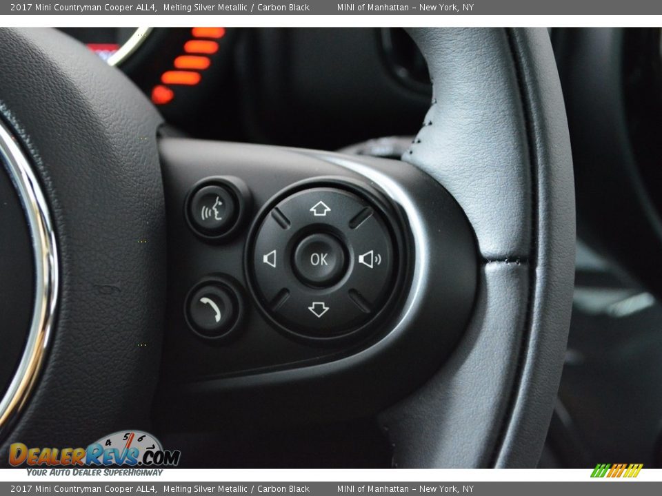 2017 Mini Countryman Cooper ALL4 Melting Silver Metallic / Carbon Black Photo #16