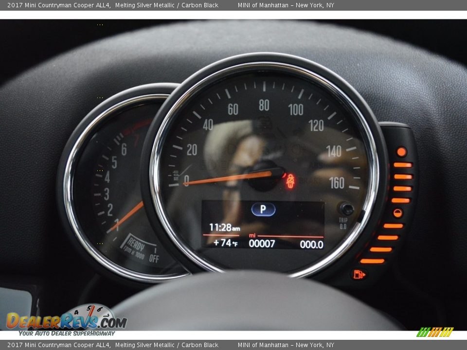 2017 Mini Countryman Cooper ALL4 Melting Silver Metallic / Carbon Black Photo #17