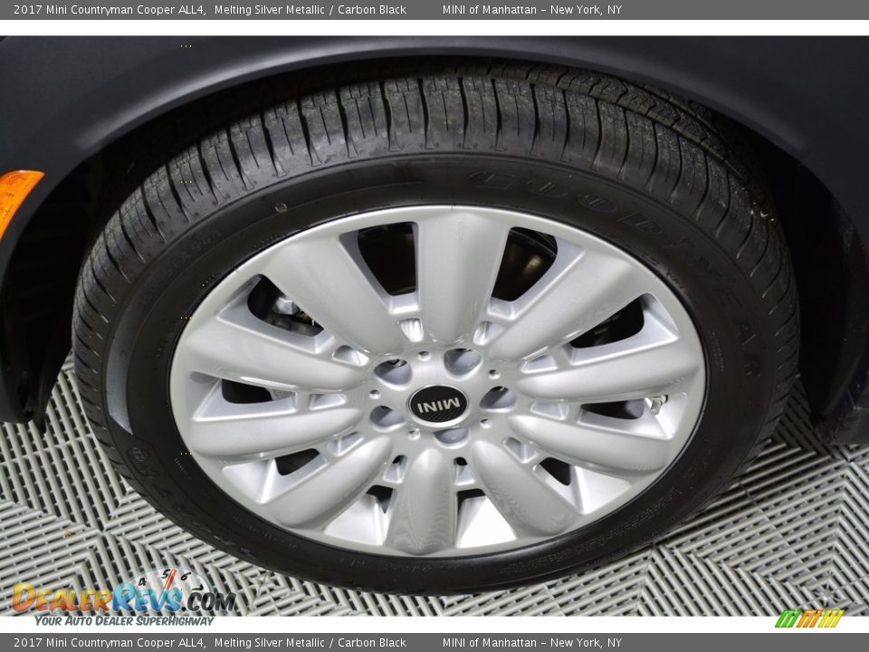 2017 Mini Countryman Cooper ALL4 Melting Silver Metallic / Carbon Black Photo #21