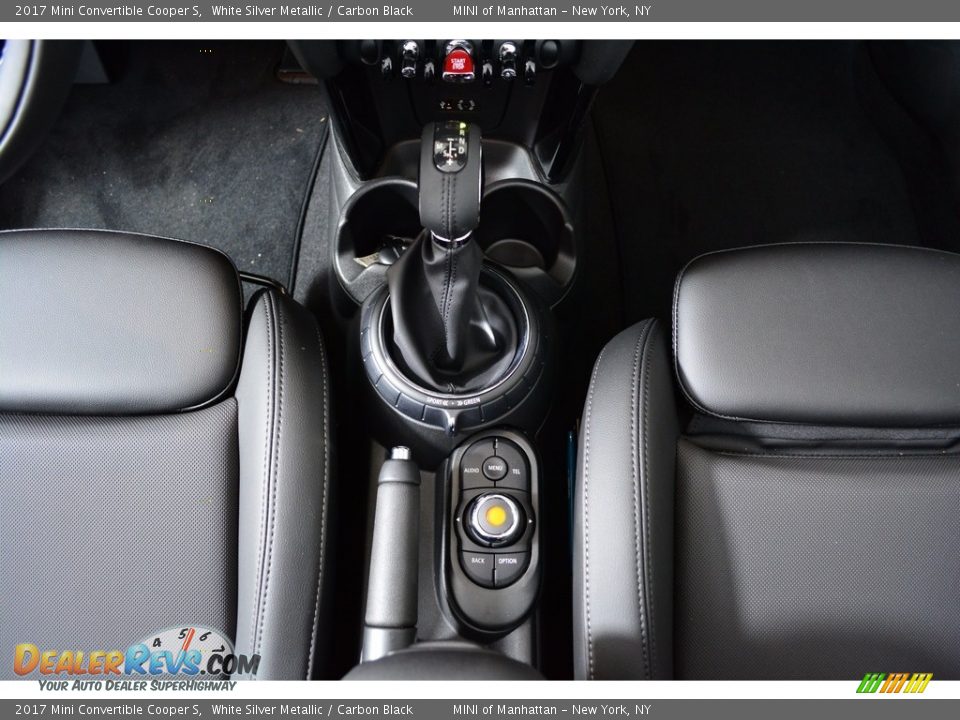 2017 Mini Convertible Cooper S White Silver Metallic / Carbon Black Photo #13