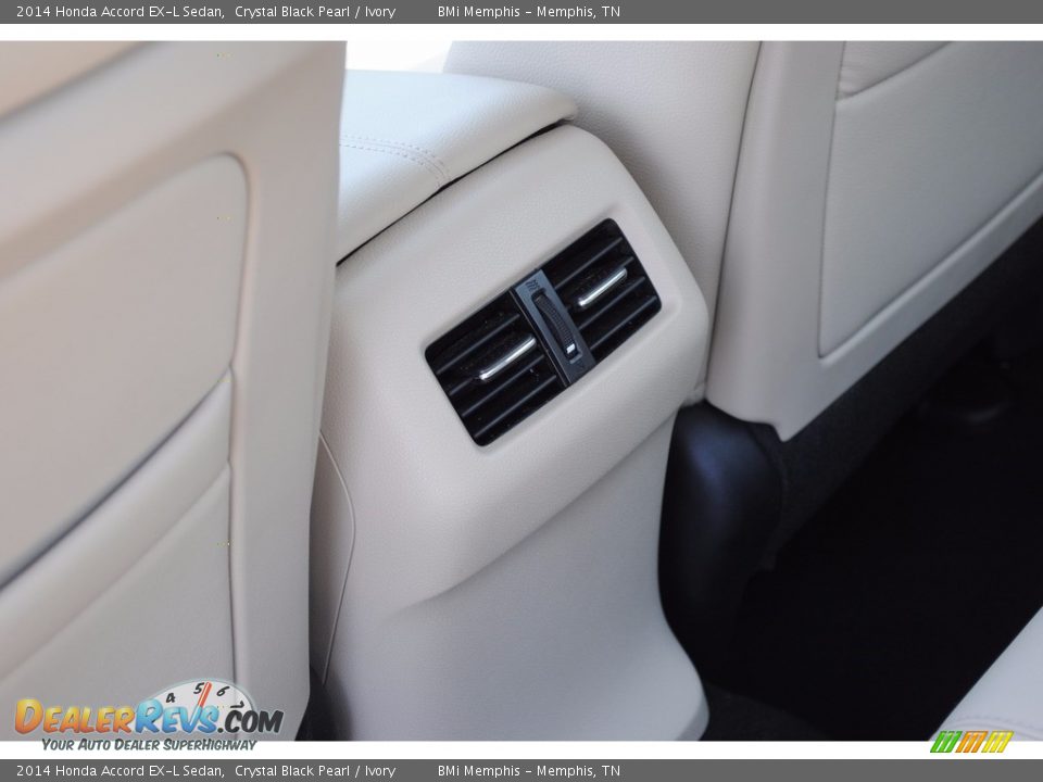 2014 Honda Accord EX-L Sedan Crystal Black Pearl / Ivory Photo #27