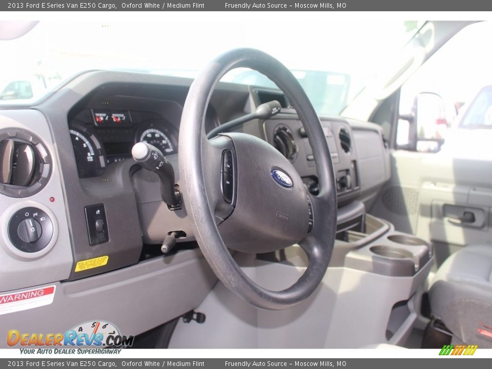 2013 Ford E Series Van E250 Cargo Oxford White / Medium Flint Photo #27