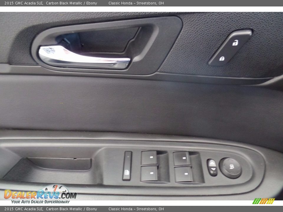 2015 GMC Acadia SLE Carbon Black Metallic / Ebony Photo #20