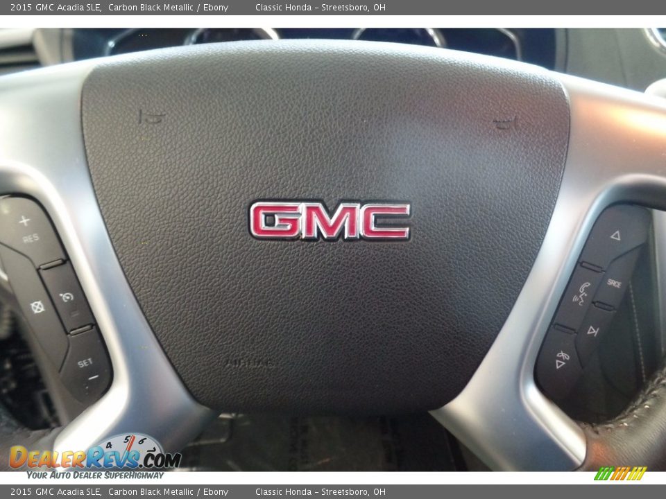 2015 GMC Acadia SLE Carbon Black Metallic / Ebony Photo #21