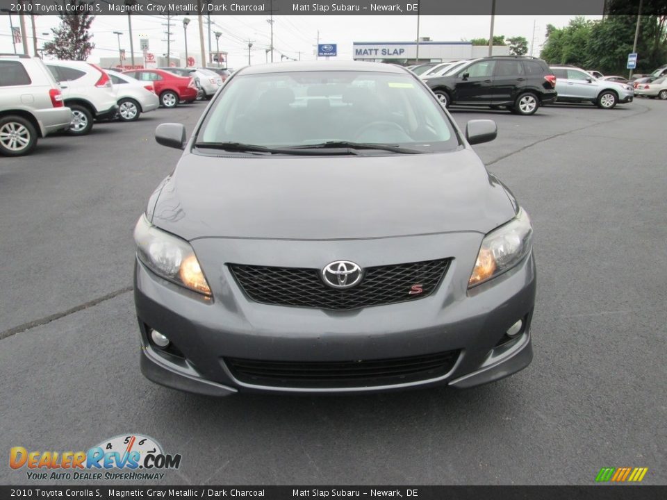 2010 Toyota Corolla S Magnetic Gray Metallic / Dark Charcoal Photo #3