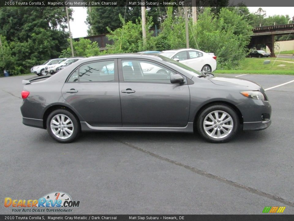 2010 Toyota Corolla S Magnetic Gray Metallic / Dark Charcoal Photo #5