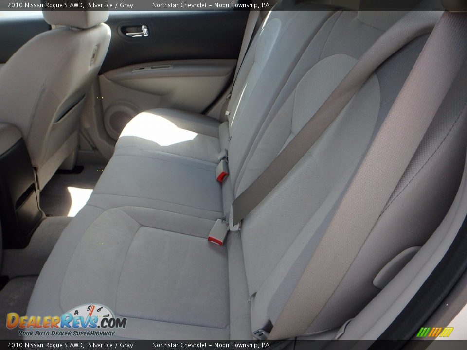 2010 Nissan Rogue S AWD Silver Ice / Gray Photo #9
