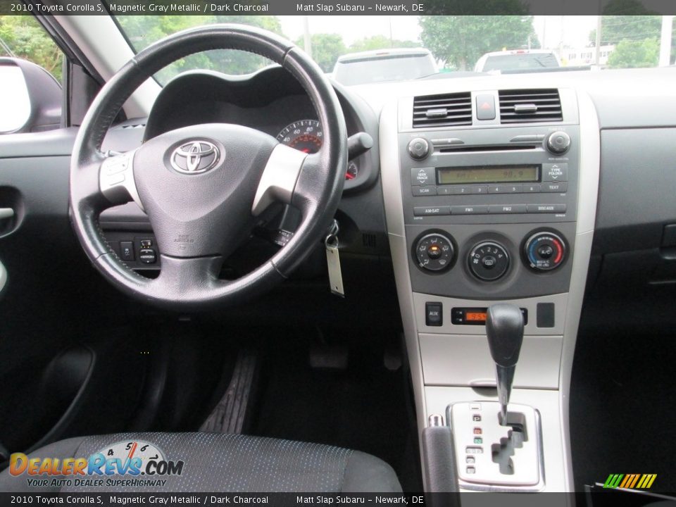 2010 Toyota Corolla S Magnetic Gray Metallic / Dark Charcoal Photo #10