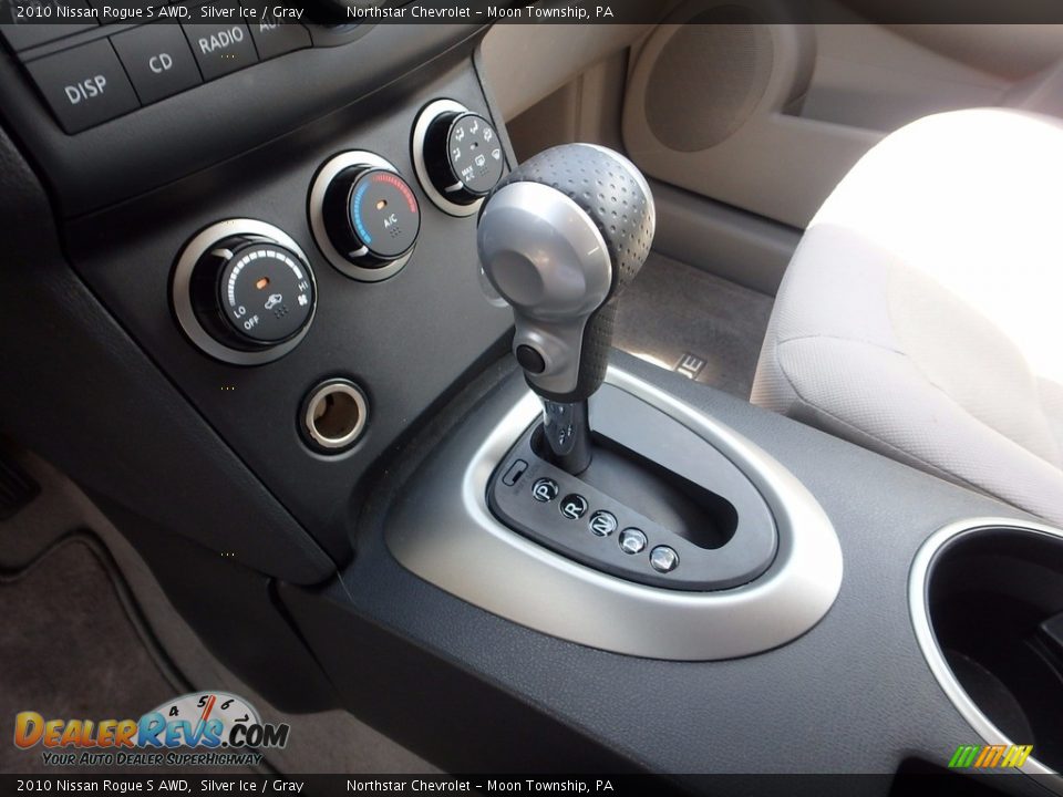 2010 Nissan Rogue S AWD Silver Ice / Gray Photo #12