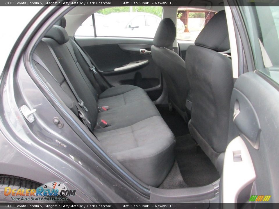 2010 Toyota Corolla S Magnetic Gray Metallic / Dark Charcoal Photo #18