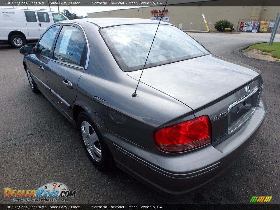 2004 Hyundai Sonata V6 Slate Gray / Black Photo #2