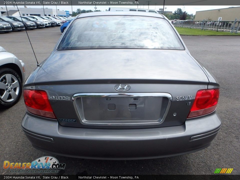 2004 Hyundai Sonata V6 Slate Gray / Black Photo #3