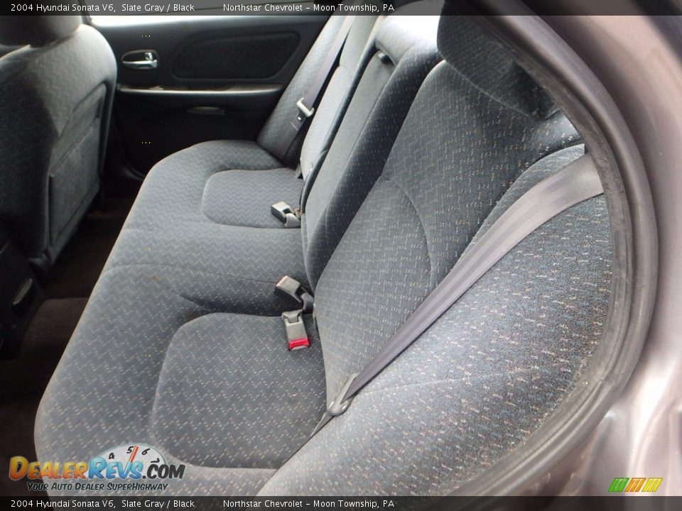 2004 Hyundai Sonata V6 Slate Gray / Black Photo #9