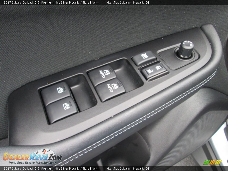 2017 Subaru Outback 2.5i Premium Ice Silver Metallic / Slate Black Photo #14