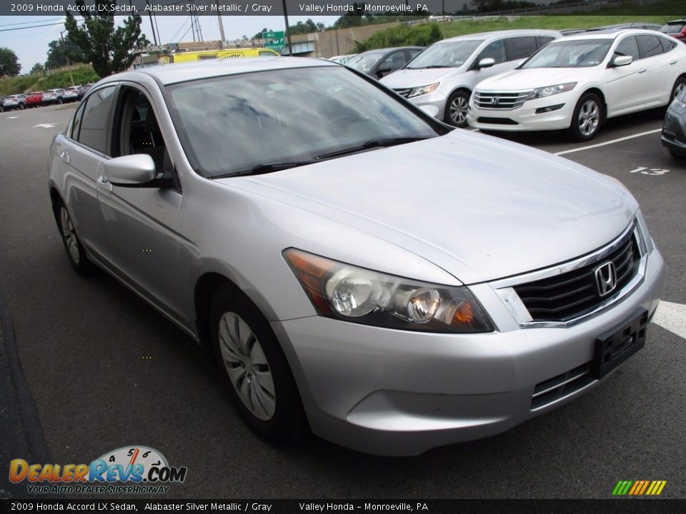 2009 Honda Accord LX Sedan Alabaster Silver Metallic / Gray Photo #6