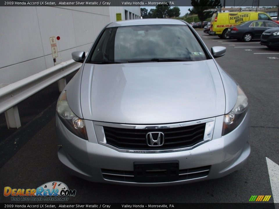 2009 Honda Accord LX Sedan Alabaster Silver Metallic / Gray Photo #7