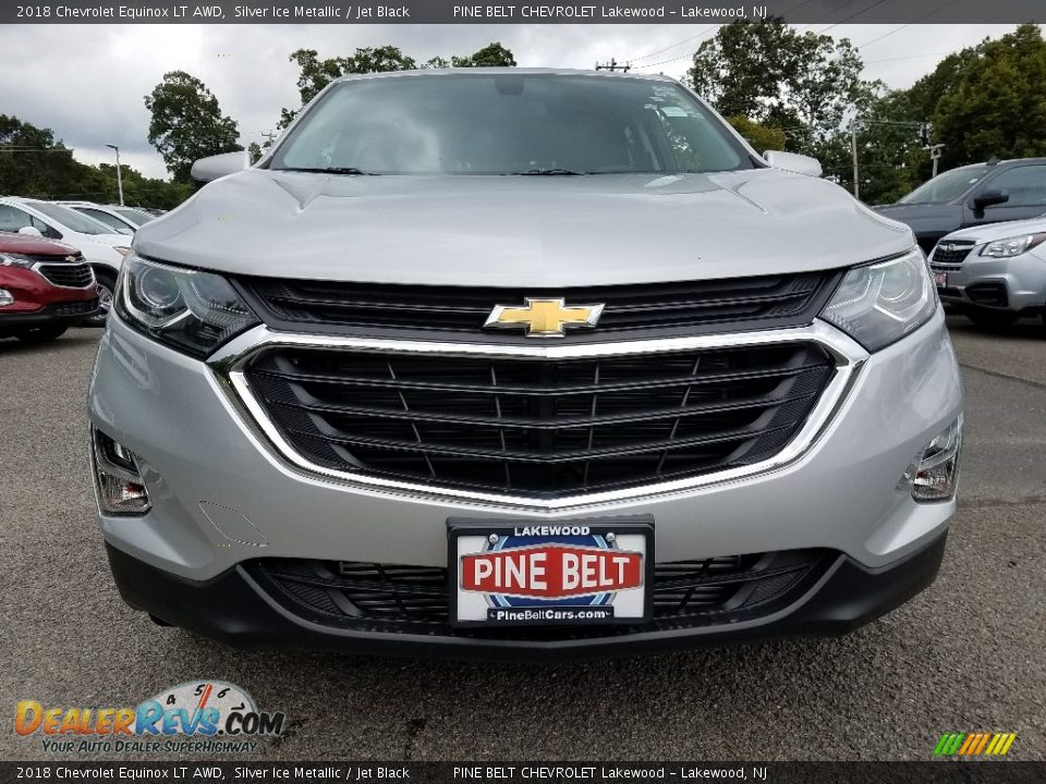 2018 Chevrolet Equinox LT AWD Silver Ice Metallic / Jet Black Photo #2
