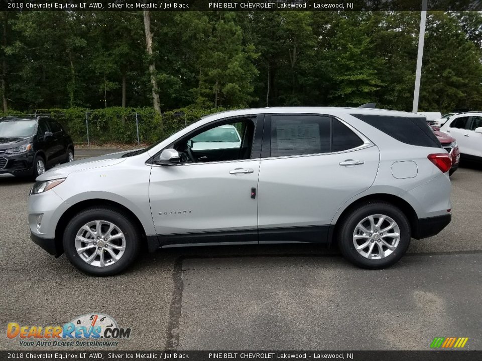 2018 Chevrolet Equinox LT AWD Silver Ice Metallic / Jet Black Photo #3