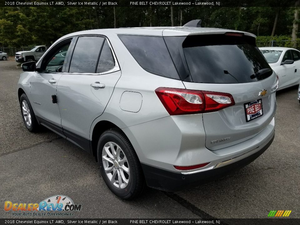 2018 Chevrolet Equinox LT AWD Silver Ice Metallic / Jet Black Photo #4