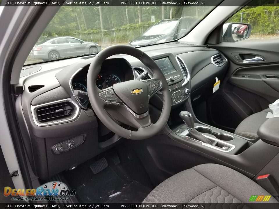 2018 Chevrolet Equinox LT AWD Silver Ice Metallic / Jet Black Photo #7