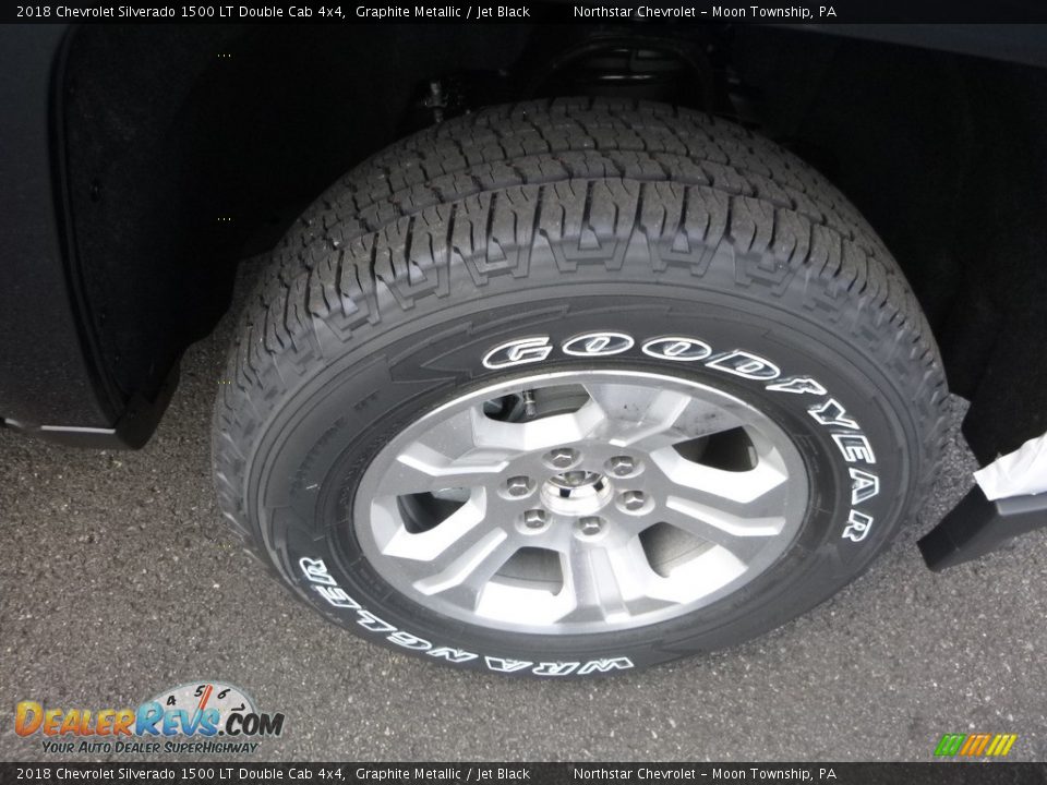 2018 Chevrolet Silverado 1500 LT Double Cab 4x4 Graphite Metallic / Jet Black Photo #8