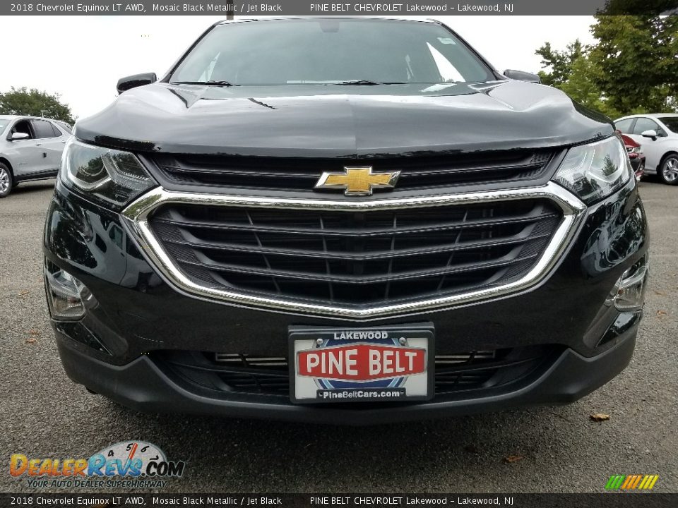2018 Chevrolet Equinox LT AWD Mosaic Black Metallic / Jet Black Photo #2