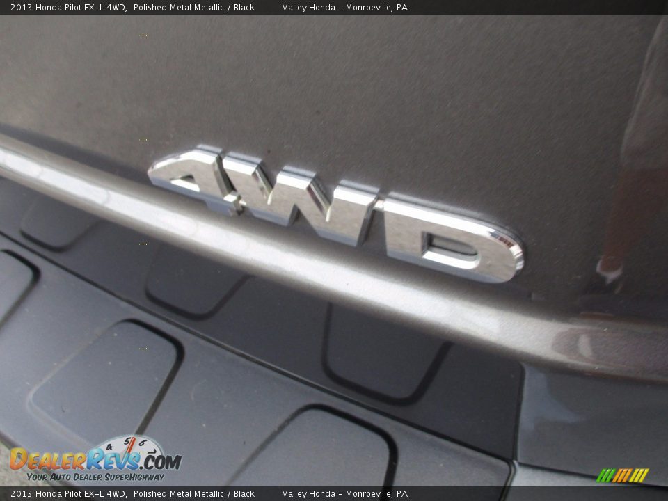 2013 Honda Pilot EX-L 4WD Polished Metal Metallic / Black Photo #6