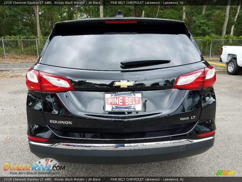 2018 Chevrolet Equinox LT AWD Mosaic Black Metallic / Jet Black Photo #5