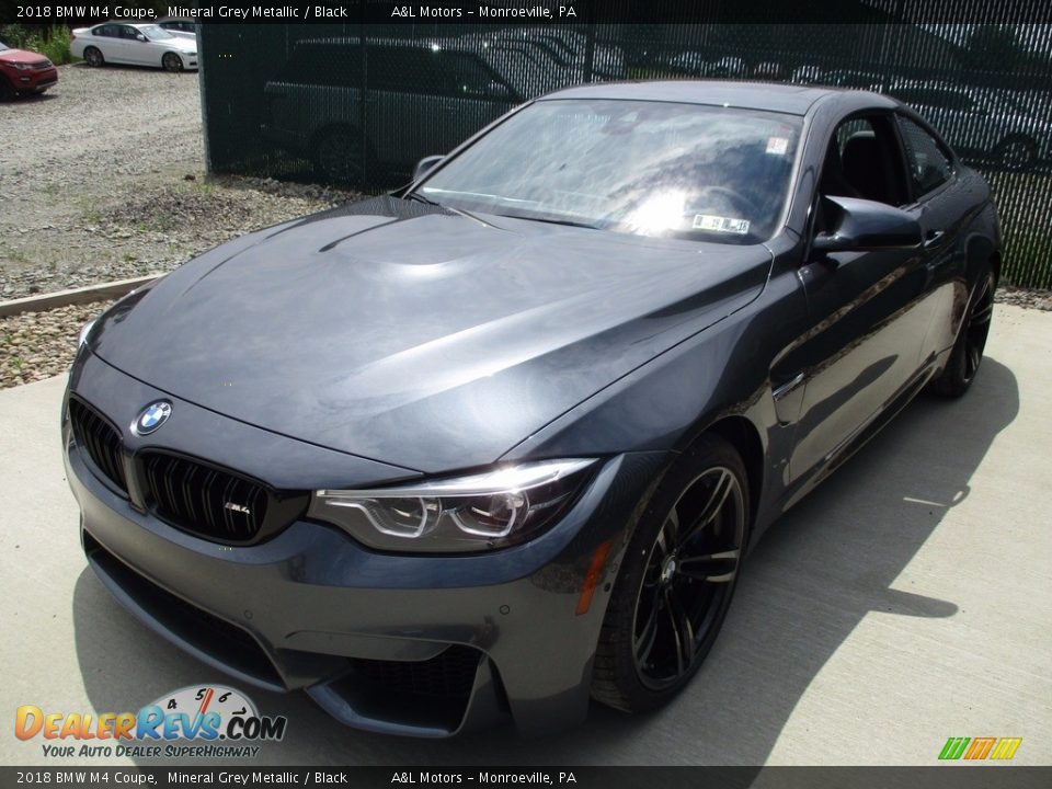 2018 BMW M4 Coupe Mineral Grey Metallic / Black Photo #7