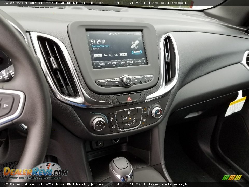 2018 Chevrolet Equinox LT AWD Mosaic Black Metallic / Jet Black Photo #10