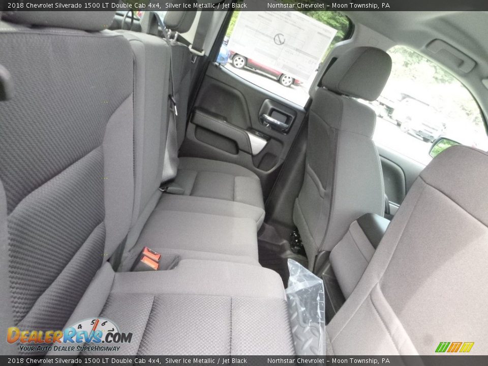 2018 Chevrolet Silverado 1500 LT Double Cab 4x4 Silver Ice Metallic / Jet Black Photo #13