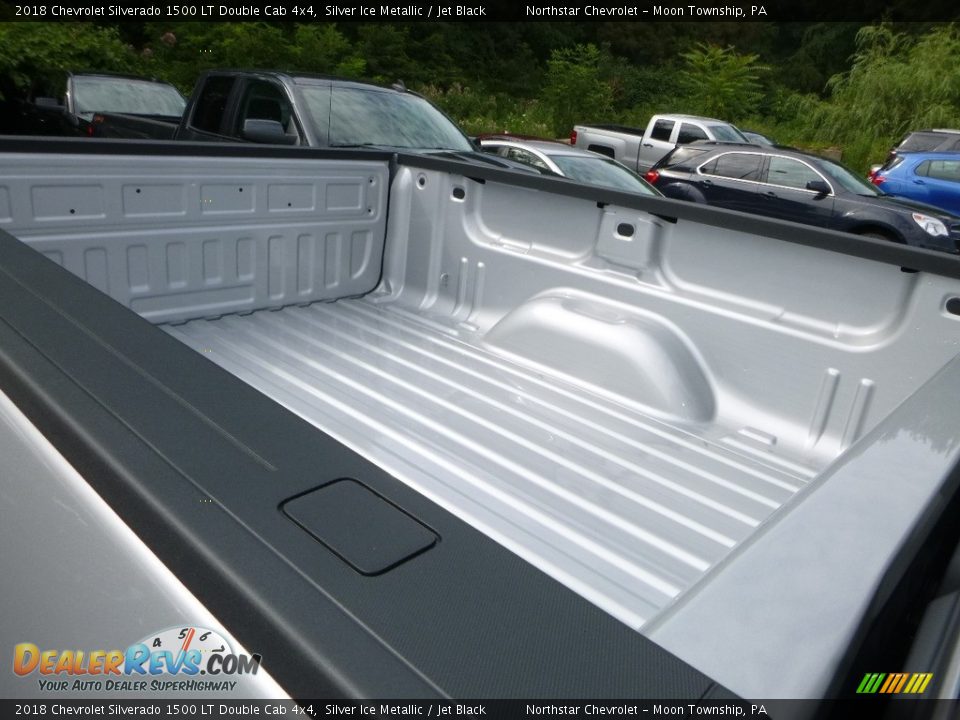 2018 Chevrolet Silverado 1500 LT Double Cab 4x4 Silver Ice Metallic / Jet Black Photo #14