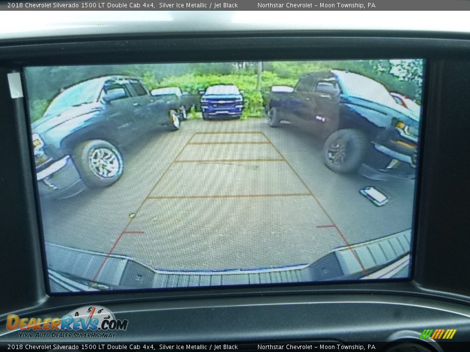 2018 Chevrolet Silverado 1500 LT Double Cab 4x4 Silver Ice Metallic / Jet Black Photo #20