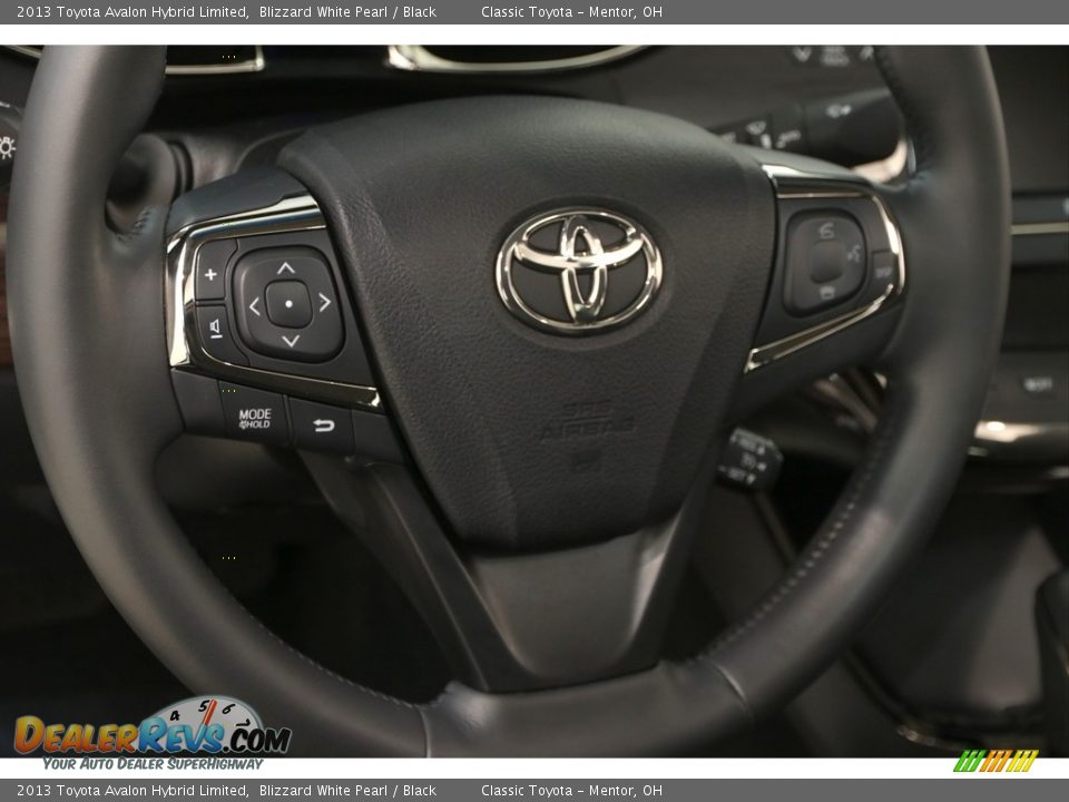 2013 Toyota Avalon Hybrid Limited Blizzard White Pearl / Black Photo #6