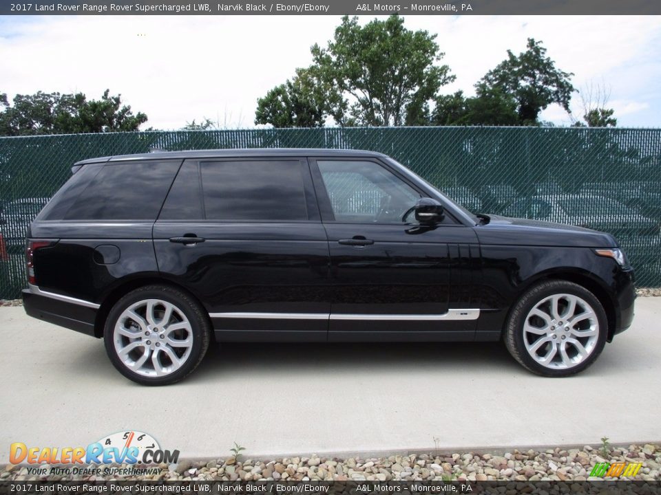 2017 Land Rover Range Rover Supercharged LWB Narvik Black / Ebony/Ebony Photo #2