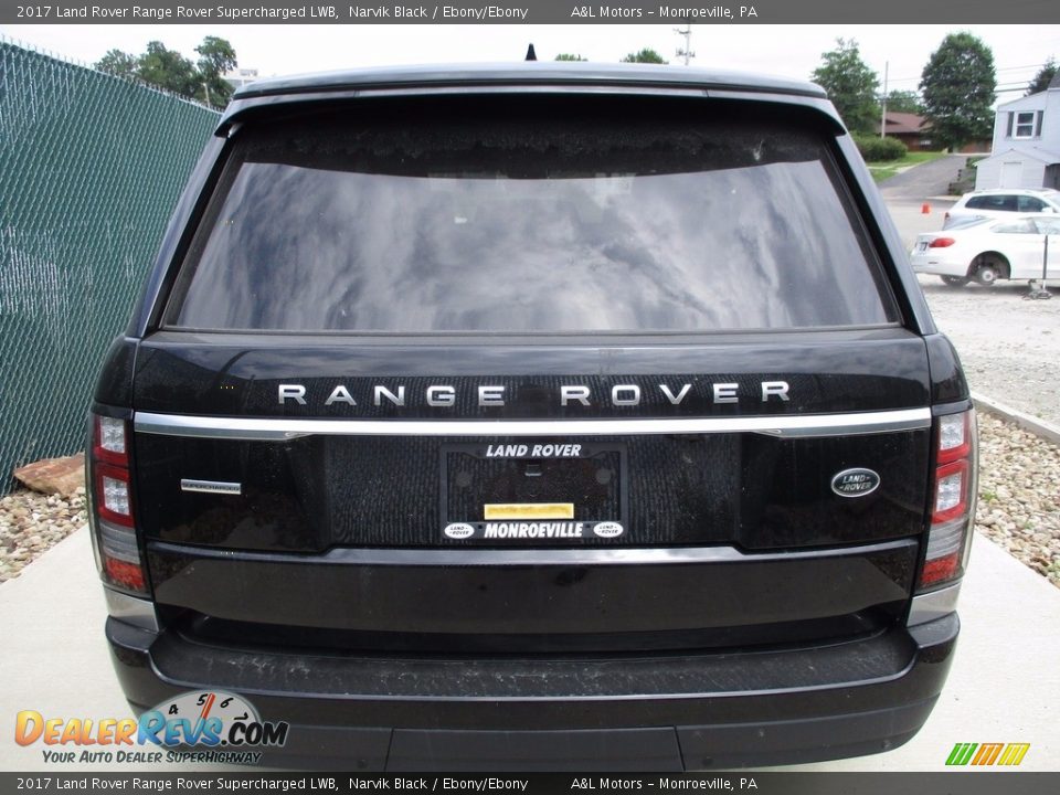 2017 Land Rover Range Rover Supercharged LWB Narvik Black / Ebony/Ebony Photo #4