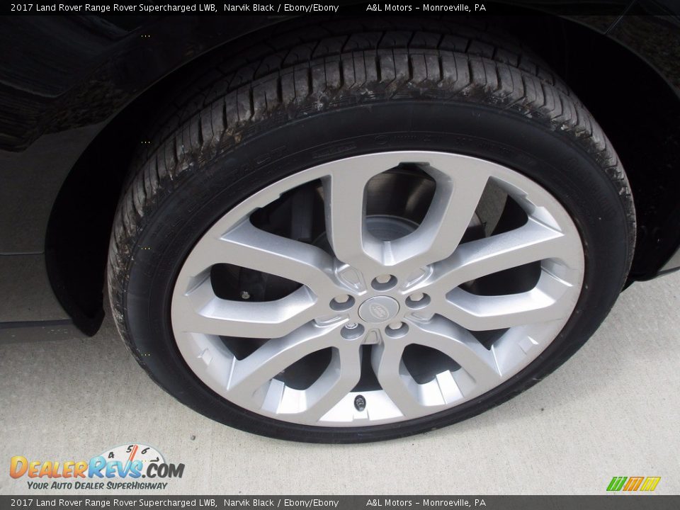 2017 Land Rover Range Rover Supercharged LWB Narvik Black / Ebony/Ebony Photo #5