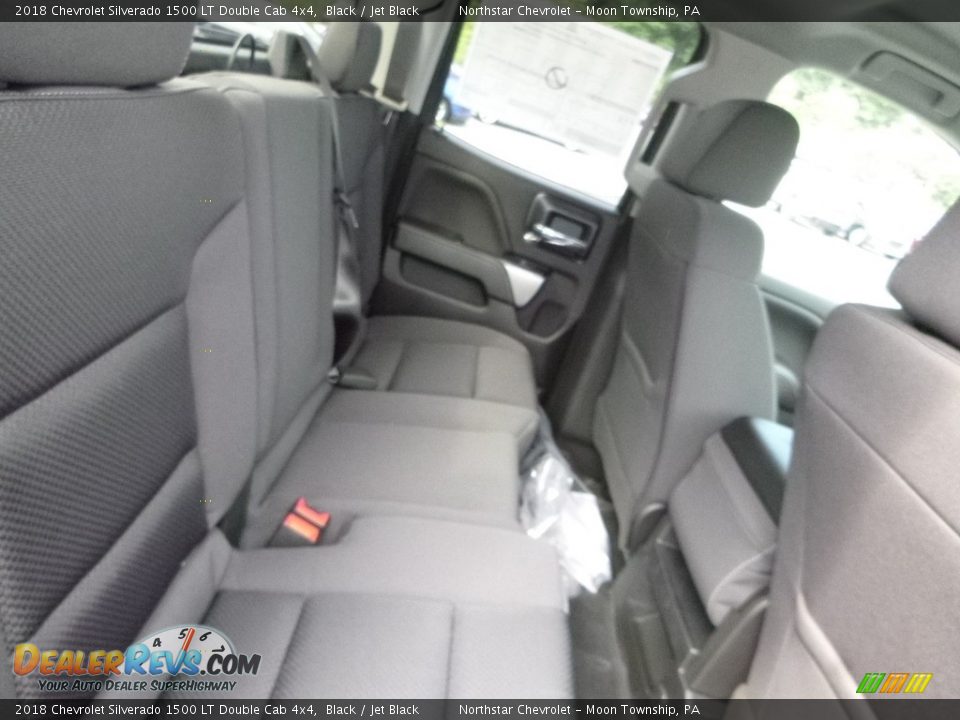 2018 Chevrolet Silverado 1500 LT Double Cab 4x4 Black / Jet Black Photo #12