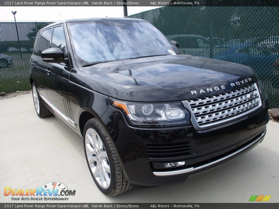 2017 Land Rover Range Rover Supercharged LWB Narvik Black / Ebony/Ebony Photo #6