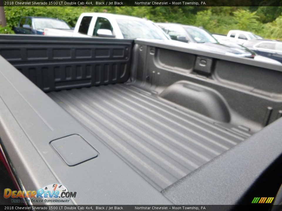 2018 Chevrolet Silverado 1500 LT Double Cab 4x4 Black / Jet Black Photo #13