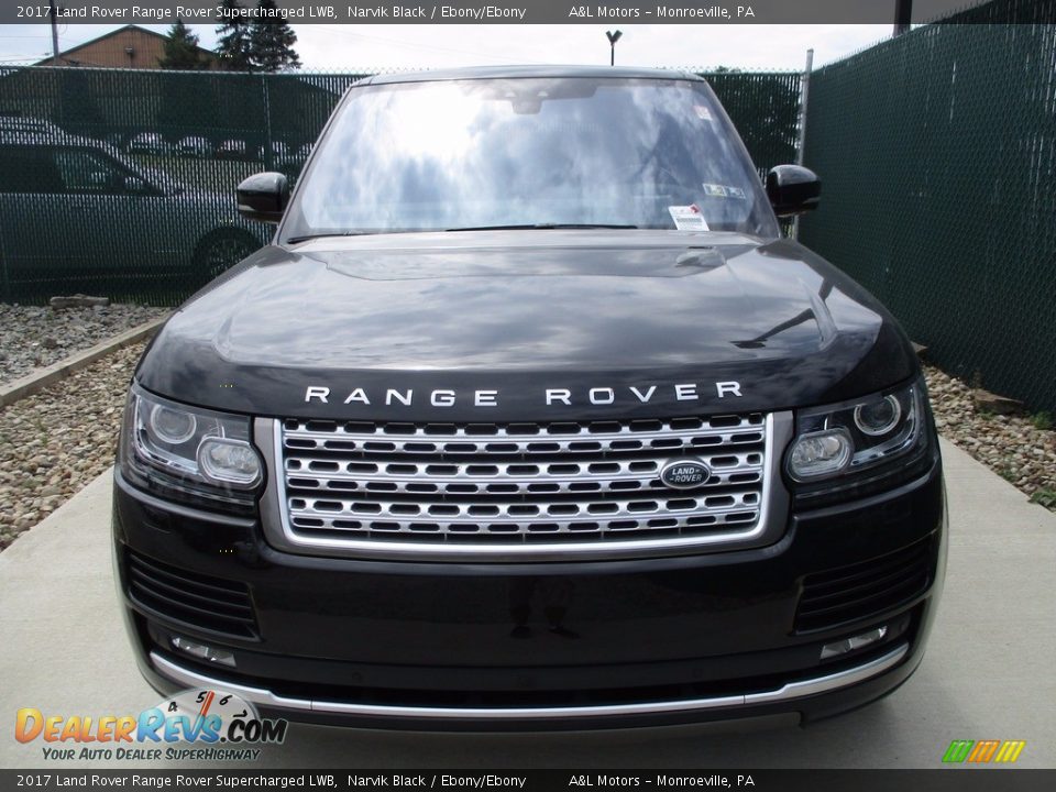 2017 Land Rover Range Rover Supercharged LWB Narvik Black / Ebony/Ebony Photo #7