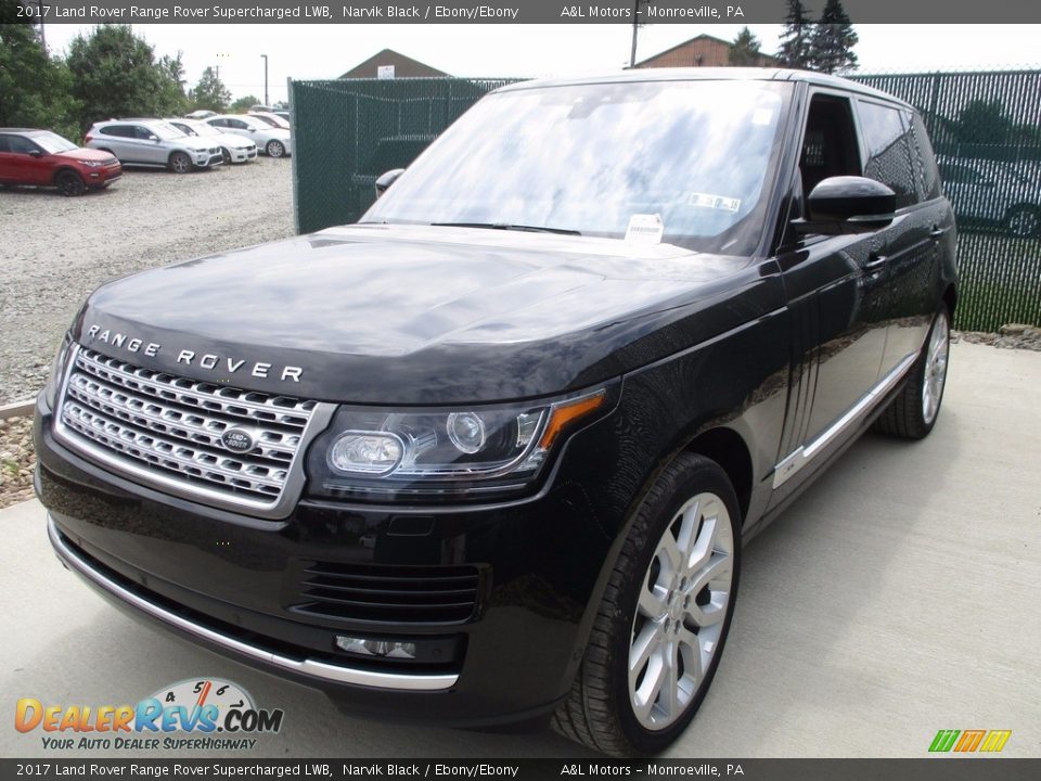 2017 Land Rover Range Rover Supercharged LWB Narvik Black / Ebony/Ebony Photo #8