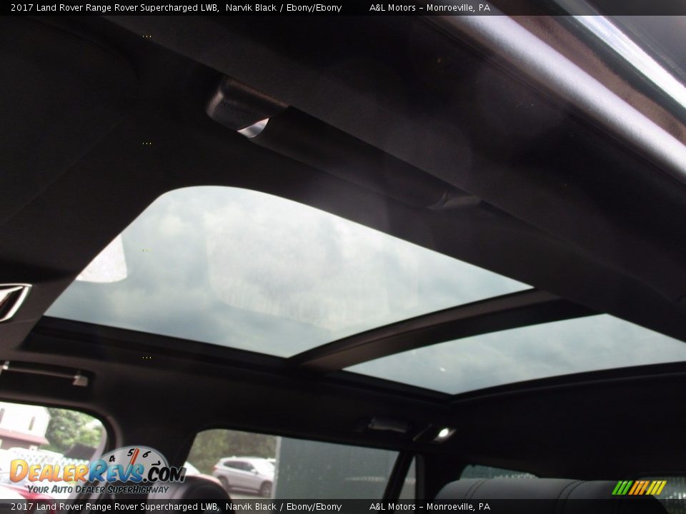 2017 Land Rover Range Rover Supercharged LWB Narvik Black / Ebony/Ebony Photo #9