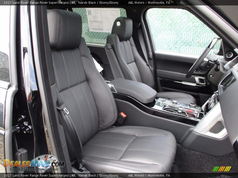 2017 Land Rover Range Rover Supercharged LWB Narvik Black / Ebony/Ebony Photo #11