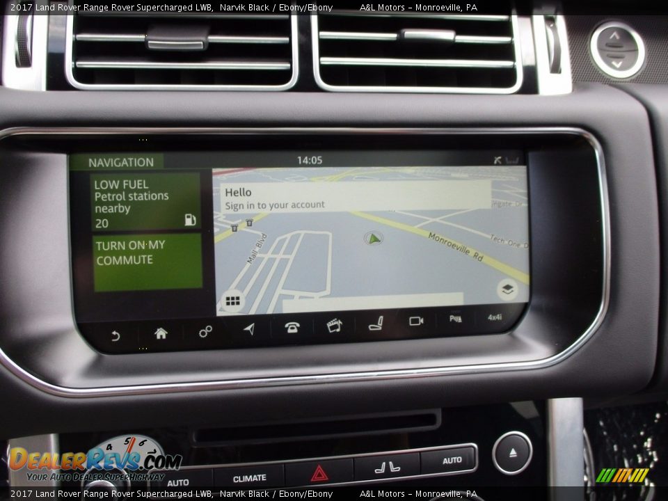 2017 Land Rover Range Rover Supercharged LWB Narvik Black / Ebony/Ebony Photo #15