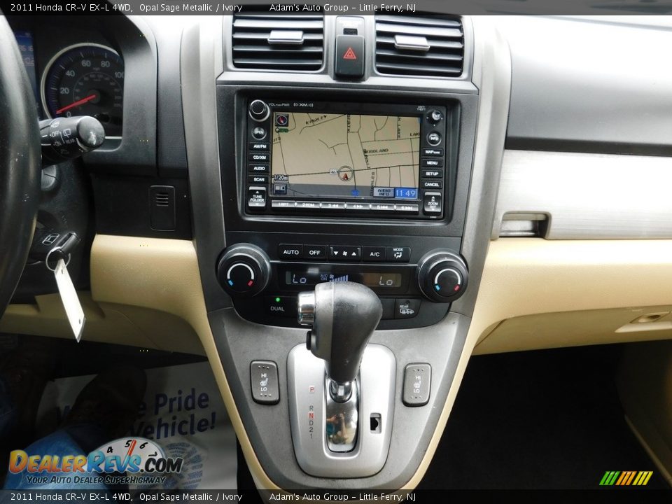 2011 Honda CR-V EX-L 4WD Opal Sage Metallic / Ivory Photo #25
